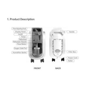 3 Liters 5 LMP Medical Oxygen Concentrator Machine