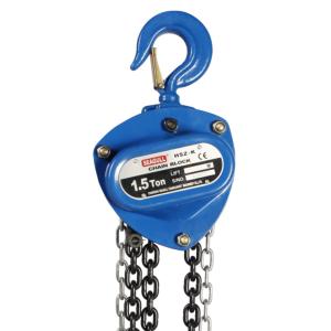 Professional 1.5 Ton Manual Chain Block , Small Hand Chain Hoist
