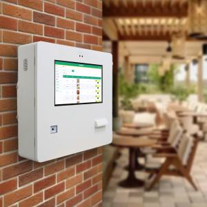 China All-Weather Self-Order And Payment Terminal 15.6/21.5 - Outdoor All-In-One Kiosk With Printer & QR Scanner on sale