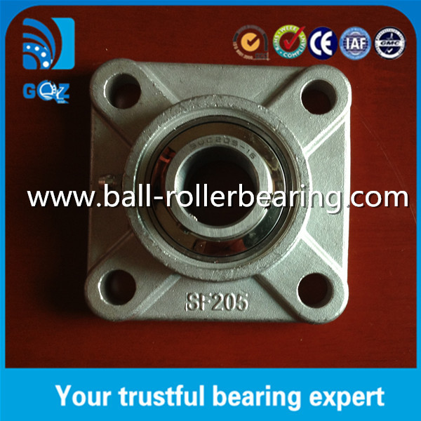 Quality 4 Bolt Pillow Block Bearing For Conveyor Machine , Flange Mounted Bearings wholesale