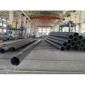 110KV Double Circuits Angle Electrical Power Pole for distribution Line