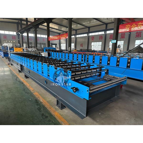 980 Trapezoidal roofing sheet roll forming machine for Brazil metal roof roll forming machine