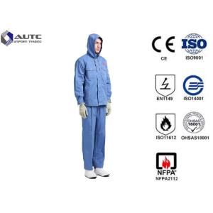 Fiber Blended Ppe Protective Clothing High Voltage Conductive Suit For