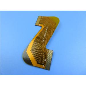 Flexible Printed Circuit (FPC) Built on 1oz Polyimide with Gold Plated and PI Stiffener for Modem USB