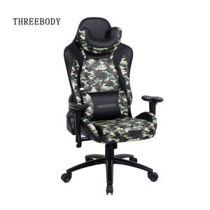 Racing Gaming High Back Gaming Chair With Adjustable Neckrest And Lumbar Support