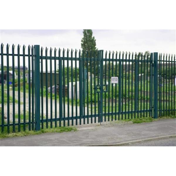 Quality Euro Style Free Standing Metal Palisade Fence , Cast Iron Fence Panels wholesale