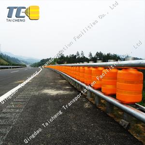 Cheap Road Traffic Safety EVA Roller Barrier With Hot Dip Galvanized Components for sale