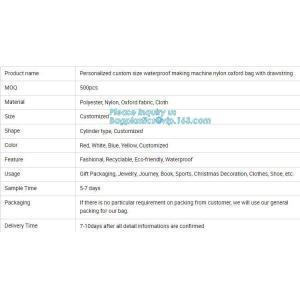 Promotion Custom Eco Friendly Sublimation Polyester Folding Shopping Bag