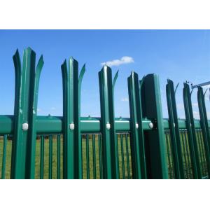 China 6 Ft * 8 Ft  Spear Top Steel Fence Panel Powder Coated Galvanized on sale