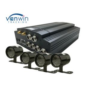 Vehicle AHD 4CH HDD SD Mobile DVR With GPS 3G / 4G / WIFI MDVR Car Black Box