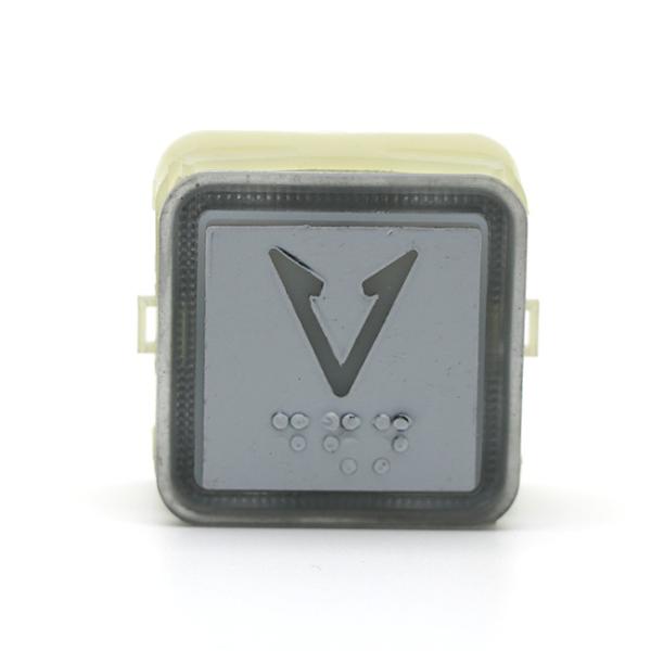 Quality 12V 27mm Square Push Button Alarm Button In Elevator Car Operating Panel wholesale