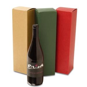 wine color paper box folding wine box with clear pvc window