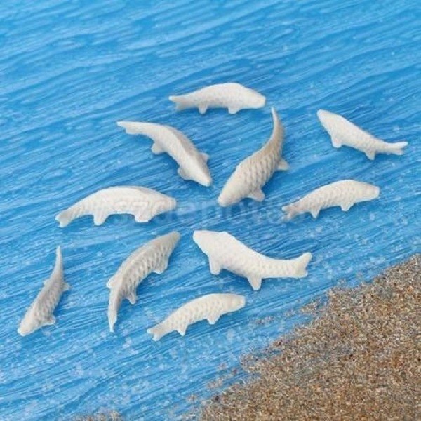 model mini fish---unpainted figures,model animal,architectural model materials