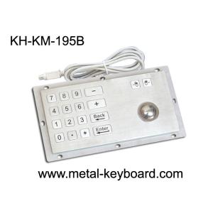 China Metal Access Kiosk Digital Stainless Steel Keyboard with trackball on sale