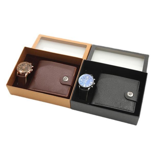 ODM Wrist Watch Gift Set , Multipurpose mens watch and wallet gift set