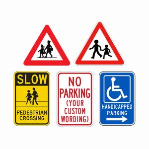 UV Protected and Waterproof Road Danger Safety Warning Reflective Signs