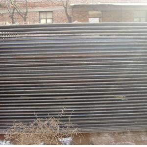 China Perforated Sheet Metal Fence Posts Galvanized Iron Tube Material 1400mm Height on sale