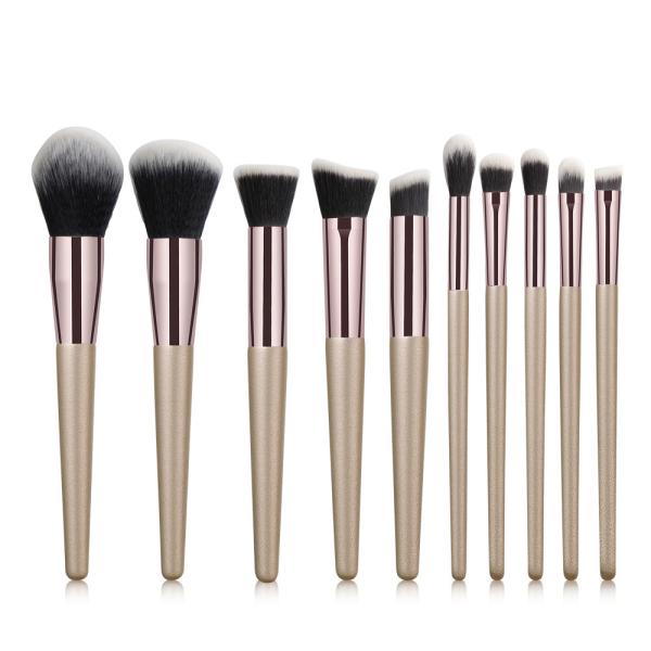 Wholesale Many Kinds of Make Up Brushes Ten Pieces One Bag for Women Make Up