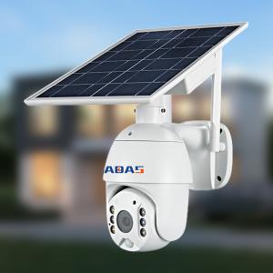 China 2K Wireless Solar Security Camera PIR Detection IP65 Waterproof Outdoor on sale