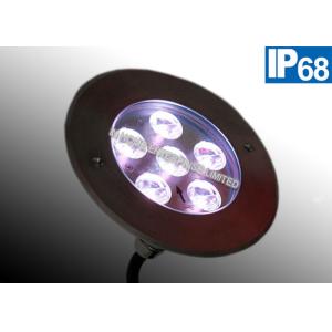 6W Single Color 316 SS LED Underwater Light 12V IP68 for Swimming Pool