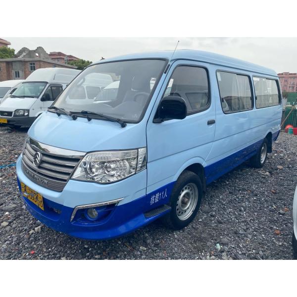 Quality Used 12 Seater Minibus White And Blue Color 11 Seats Golden Dragon Hiace XML6532 Gasoline Engine LHD wholesale