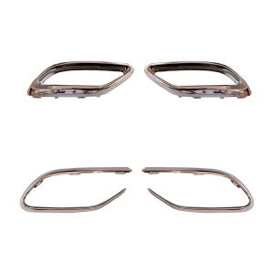 OE NO. 1184920200 Exhaust Funnel Bright Frame for Mercedes Benz CLA W118 C118 with 12 Months Warranty