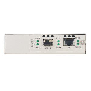10G SFP+ to TP Manageable Ethernet Fiber Media Converter Support 10G SR LR ER ZR