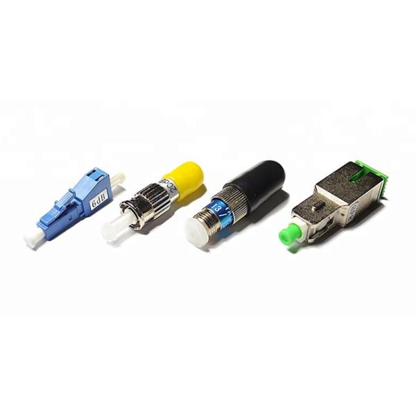 SC Connector Fiber Optic Attenuator 5dB 1260 to 1650nm Wavelength