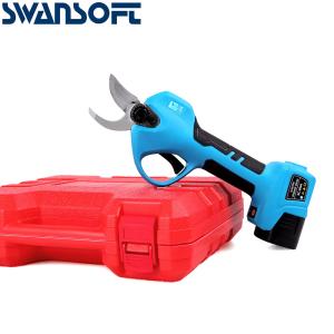 Swansoft Electric Pruning Shears Scissors Cut The Branches With HD Digital