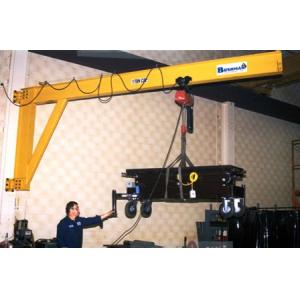 Precision Wall Mounted Jib Crane for Enclosed Building / Plant Room Maintenance