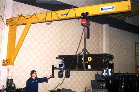 Quality Precision Wall Mounted Jib Crane for Enclosed Building / Plant Room Maintenance wholesale