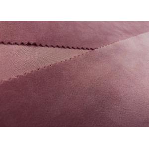 230GSM Soft Plush Toy Fabric / Dark Pink Stuffed Toy Fabric 160cm Width