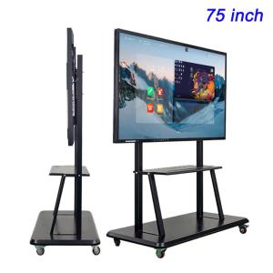 Teaching 75 Inch Interactive Flat Panel Multimedia Touch Screen Board