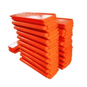 Cheap Orange Red Polyurethane Snow Plow Edge Blade High Wear Resistant for sale
