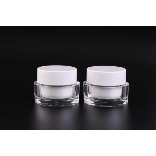 Quality UKC39 50g V7 Cream Double-Wall Design Luxury Packaging Small Ceramic Cream Jar wholesale
