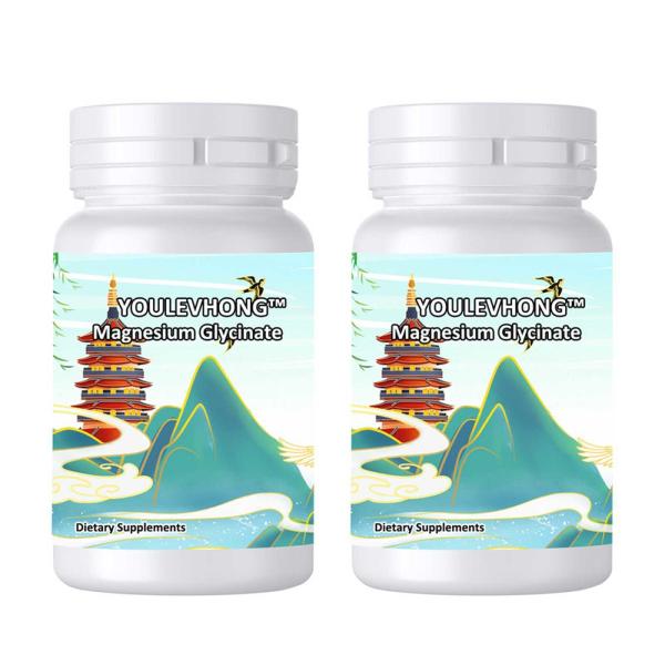 Muscle Function Aid Magnesium Glycinate Supplements Non GMO / Gluten Free