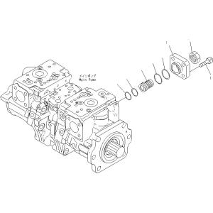 708-2G-00800 708-2G-00801 708-2G-01081 For Komatsu Loader WA600-6 Hydraulic Pump