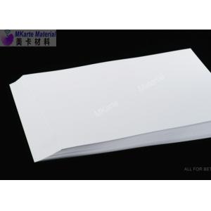 Single Sided Printable Pvc Core Sheet Common White / Supper White Color