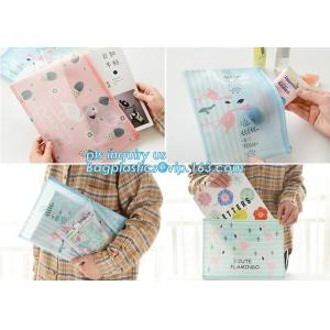 mesh net pouch for file folder, Promotion M square carrying PVC stationery file