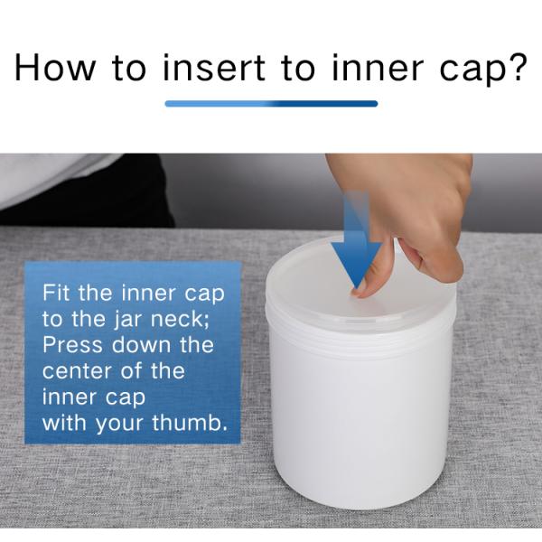 Clear White Butter Storage Small Plastic Jars Canning For Food Powder 30ml-1000ml