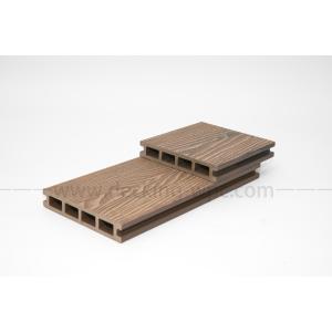 1.3%-1.4% Density Shanghai Loading Port 3D Deep Embossed Composite WPC Decking