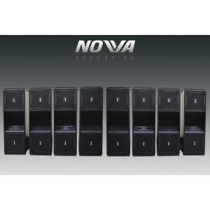 China Outdoors Live Concert Sound System 1300 Watt 12 3 Way Line Array Speaker , Black Professional Audio Systems Speakers on sale