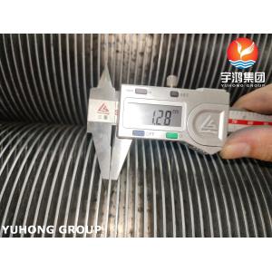 ASTM A376 TP347H Spiral Finned Tube For Heat Exchangers