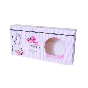 Custom Cheap Price Foldable Paper Box For Silicone Invisible Bra With Clear