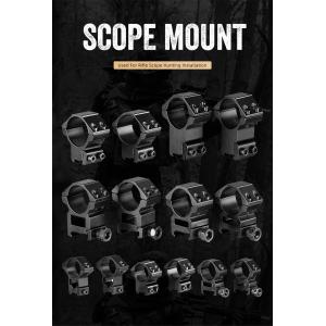 30mm 25.4mm Hunting Scope Rings And Mounts 11mm 20mm Dovetail Rail