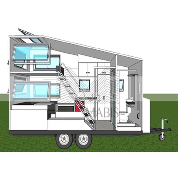Quality Fireproof Material Prefab Mobile Homes , Premade Mobile Homes 50 Years Lifetime wholesale