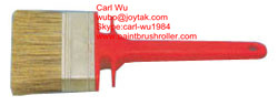 Quality Natural pure bristle Chinese bristle synthetic mix shed fence paint brush wood handle plastic handle 5 inch WB-001 wholesale