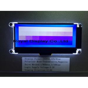 240X80 Cog IC St7529 Transflective LCD Display FStn FPC Parallel