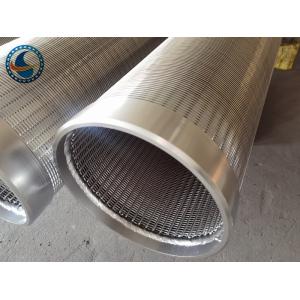 Cheap 6&quot; Stainless Steel 100 Bar Johnson Wire Screen Continuous Slot For Water for sale