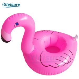 plastic portable pink flamingo pool floating custom inflatable glass holder